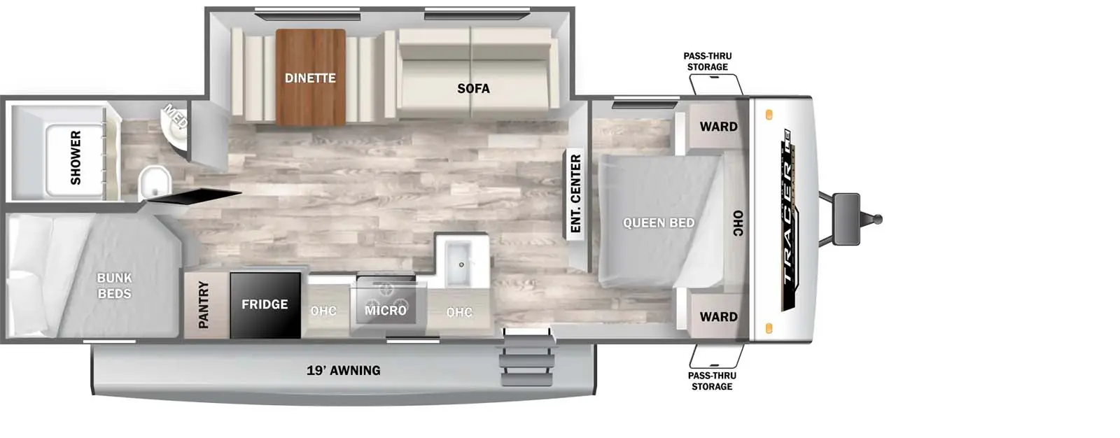 270BHSLE Floorplan Image